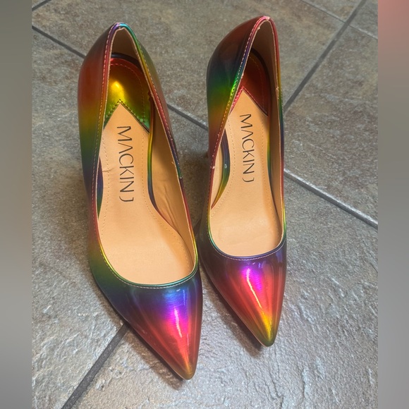 Mackin J Rainbow Heels US7.5 - Picture 4 of 13